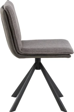 Krzesło Flynn szary/antracytowy