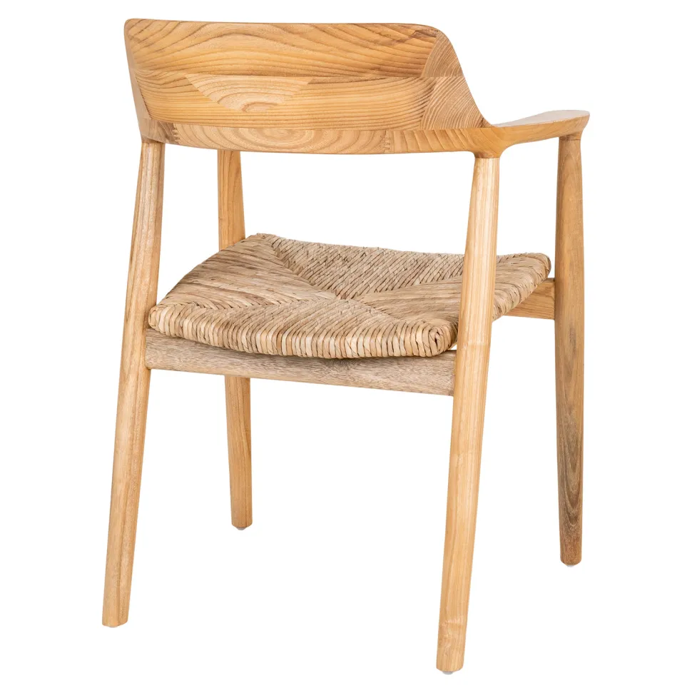 Krzesło Getafe drewno sungkai naturalne