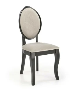 Krzesło Gilbert czarne/beżowe