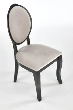 Krzesło Gilbert czarne/beżowe