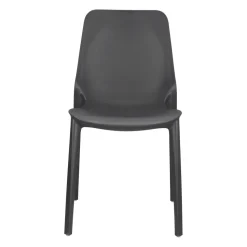 Krzesło Ginevra antracytowe z tworzywa