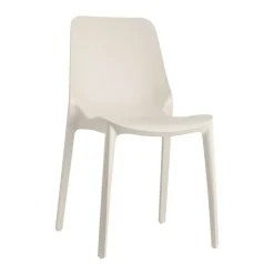Krzesło Ginevra białe z tworzywa