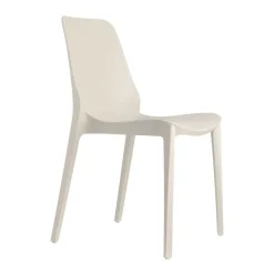 Krzesło Ginevra białe z tworzywa