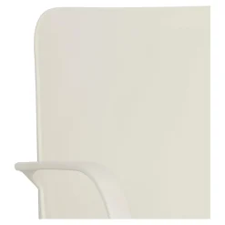 Krzesło Ginevra z podłokietnikami białe z tworzywa