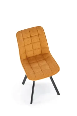 Krzesło Giselda musztardowe