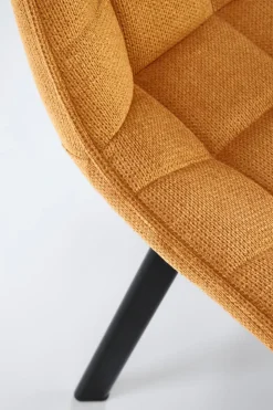 Krzesło Giselda musztardowe