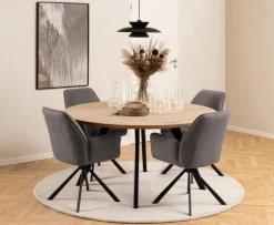 Krzesło Glenda szare jasne Basel 34