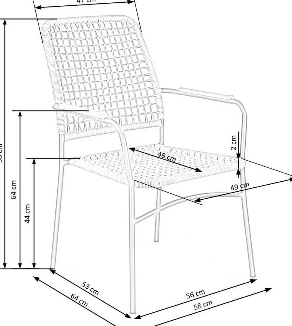 Krzesło Gordi rattan