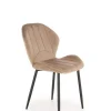 Krzesło Griviza Velvet beżowy