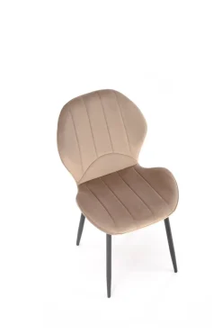 Krzesło Griviza Velvet beżowy