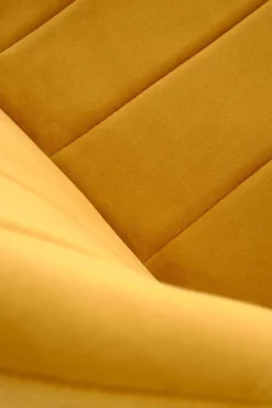 Krzesło Griviza Velvet musztardowy
