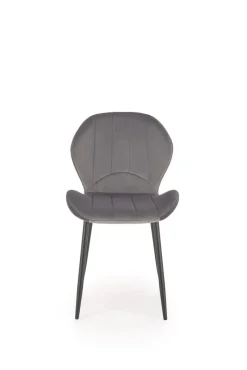 Krzesło Griviza Velvet szare