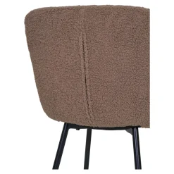 Krzesło Halden brązowe ciemne/ czarne