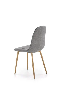 Krzesło Hampshire szare/ dąb miodowy