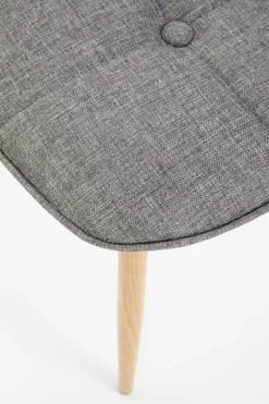 Krzesło Hampshire szare/ dąb miodowy