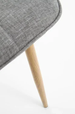 Krzesło Hampshire szare/ dąb miodowy