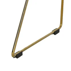 Krzesło Harry złote czarna poduszka