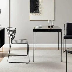 Krzesło Hilly czarne