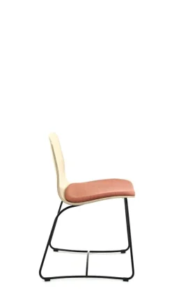 Krzesło Hips twarde premium dąb