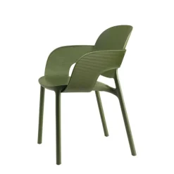 Krzesło Hug z podłokietnikami olive