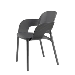 Krzesło Hug z podłokietnikami anthracite