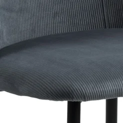 Krzesło Ines szare sztruks