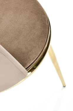 Krzesło Irene beżowe/złote