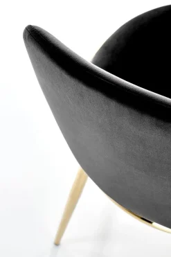 Krzesło Irene czarne/złote