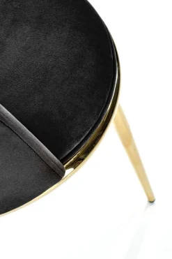 Krzesło Irene czarne/złote