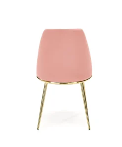 Krzesło Irene różowe/złote