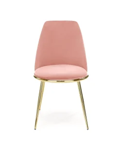 Krzesło Irene różowe/złote