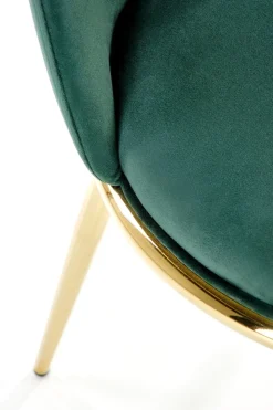 Krzesło Irene zielone/złote