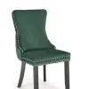 Krzesło Iridionne Velvet ciemny zielony