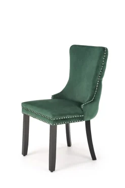 Krzesło Iridionne Velvet ciemny zielony