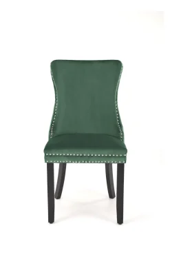 Krzesło Iridionne Velvet ciemny zielony