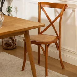 Krzesło Isak brązowe