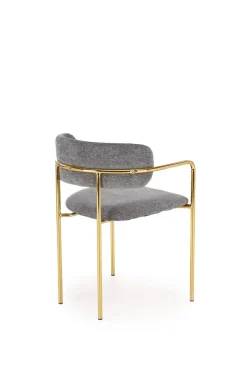 Krzesło Jabari szary/złoty