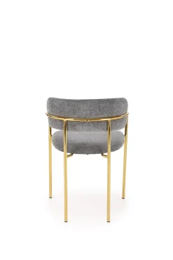 Krzesło Jabari szary/złoty