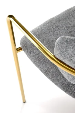 Krzesło Jabari szary/złoty