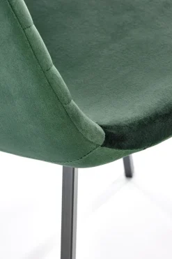 Krzesło Jeanne zielone
