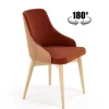Krzesło Jurneya obrotowe cynamonowe