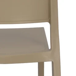 Krzesło Kate beżowe z tworzywa