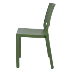 Krzesło Kate zielone z tworzywa