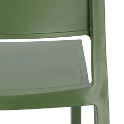 Krzesło Kate zielone z tworzywa