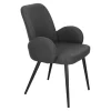 Krzesło Labby szare ciemne