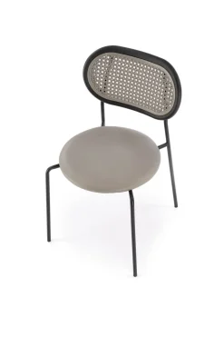 Krzesło Lander szare/ rattan syntetyczny