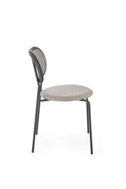 Krzesło Lander szare/ rattan syntetyczny