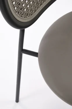 Krzesło Lander szare/ rattan syntetyczny