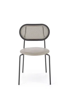 Krzesło Lander szare/ rattan syntetyczny