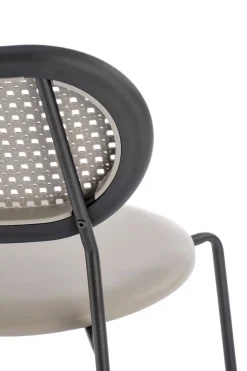 Krzesło Lander szare/ rattan syntetyczny